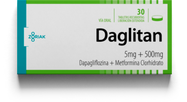 Daglitan 5mg + 500mg